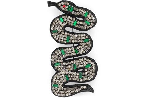 gucci snake brooch|More.